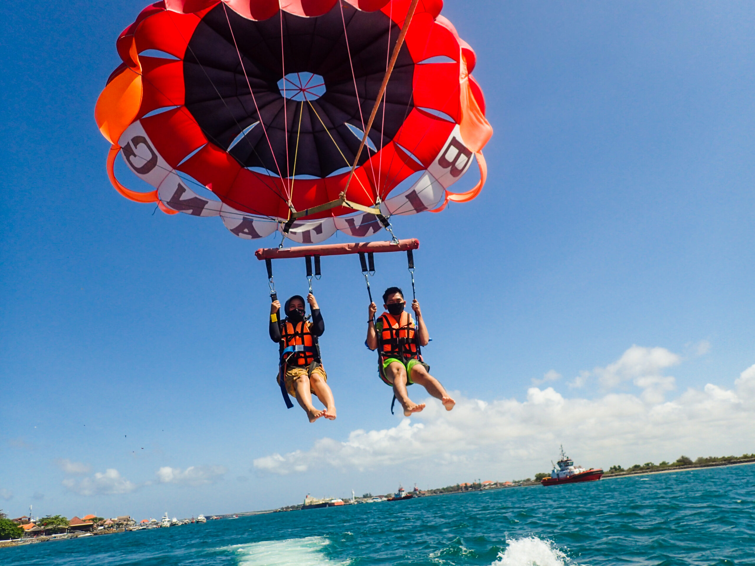 parasailing